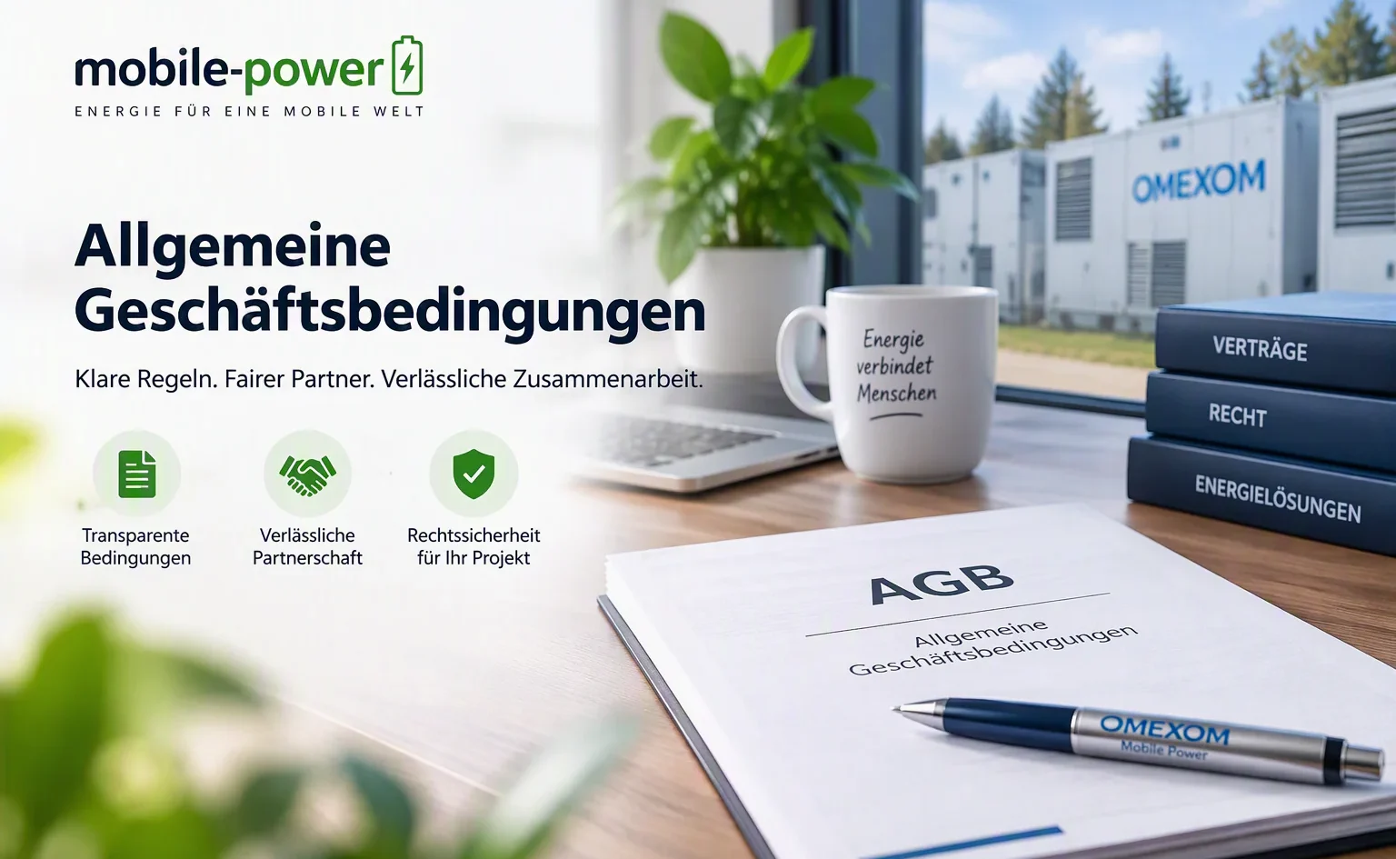 AGB Omexom Mobile Power - fair, transparent & partnerschaftlich