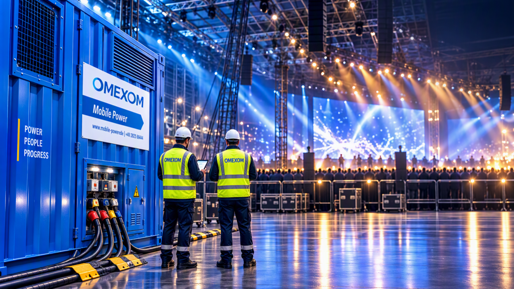 Power für Veranstaltungen & Events von Omexom Mobile Power Uedem