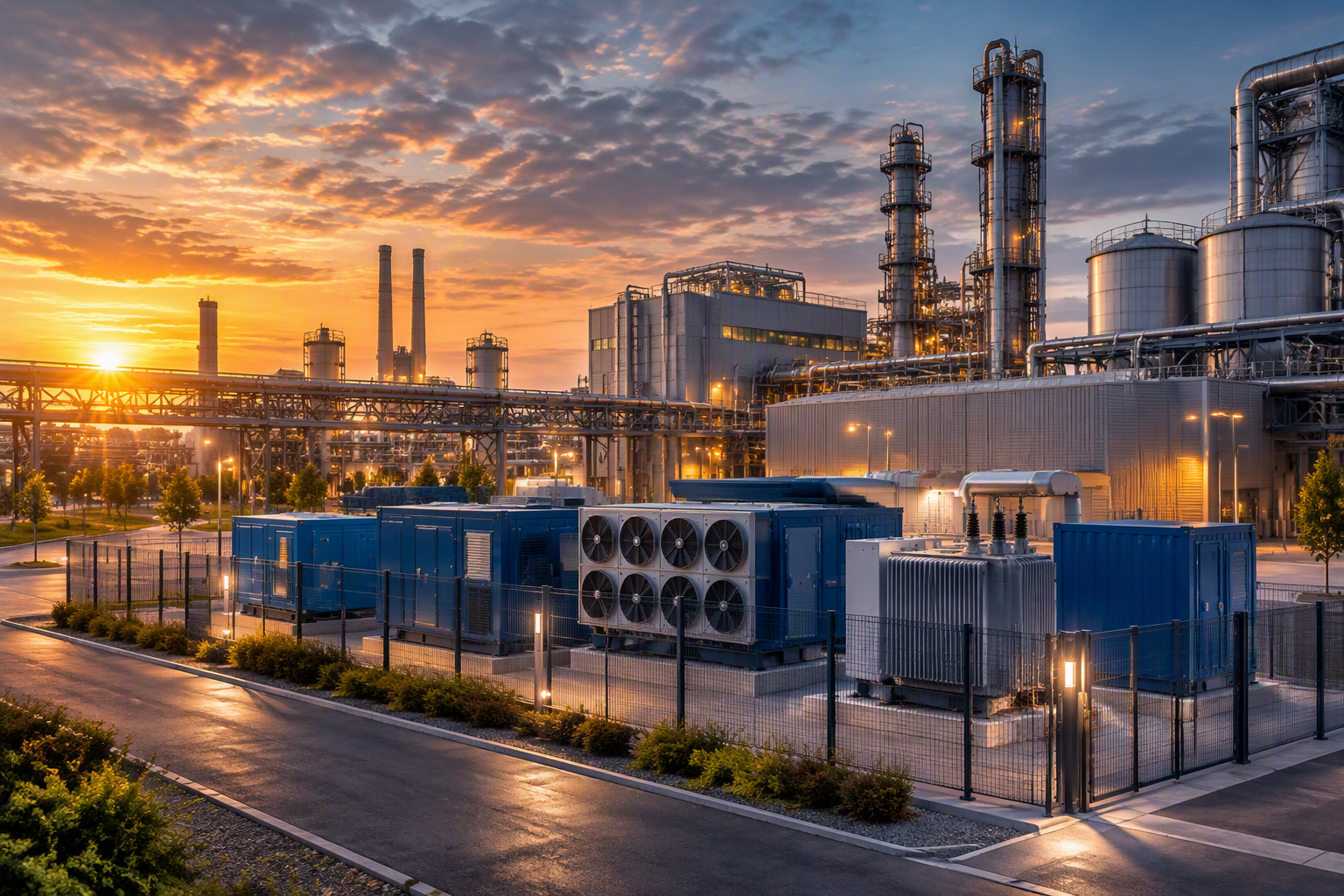 Industrielle Lasttests und Generatorprüfungen